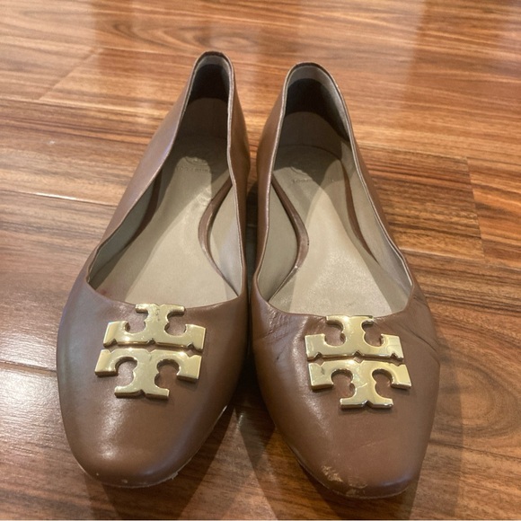 Tory Burch Raleigh Flats Brown Size 9.5 - Picture 3 of 12